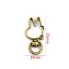 Kentuckiz 10Pcs/Lot Snap Hooks Trigger Clips Buckles for Keychain Lobster Lobster Clasp Hooks for Necklace Key Ring Clasp Jewelry Supplies - (Color: Ab1-28) view 3