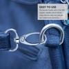 TEHAUX Lobster Clasp Hooks Jewelry Fasteners for Bracelet Accessories and Jewelry Making Smooth Clip Design view 4
