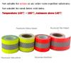 NOZUONO High Visibility Reflective Heat Transfer Vinyl Iron On Tape for Clothing 2in x 5yd (Fluorescent Yellow Striped) view 4