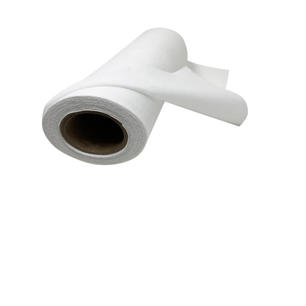 H.B.I. Products 12" x 10 Yd Cotton White Fusible Woven Iron On Interfacing for Sewing & Crafts