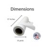 H.B.I. Products 12" x 10 Yd Cotton White Fusible Woven Iron On Interfacing for Sewing & Crafts view 2