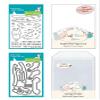 Batty for You Lawn Fawn Stamp & Die Set Bundle with My Craft Bench Secure Storage Pocket & 80 LB Cardstock -Bundle of 4 Items view 1