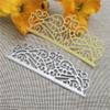 Cutting Dies Stencil,11.2x4.7cm Flower Lace Metal Hollow Border Cutting Dies Stencil Photo Album Card Paper Embossing Craft view 1