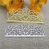 Cutting Dies Stencil,11.2x4.7cm Flower Lace Metal Hollow Border Cutting Dies Stencil Photo Album Card Paper Embossing Craft view 4