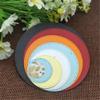 Cutting Dies Stencil,9.5x9.5cm Circle Metal Cutting Dies Stencils Embossing Card Album Decoration Craft Template view 3