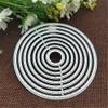 Cutting Dies Stencil,9.5x9.5cm Circle Metal Cutting Dies Stencils Embossing Card Album Decoration Craft Template view 4
