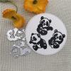 Cutting Dies Stencil,9.5x9.5cm Lovely Pandas Metal Cutting Die Mould Embossing Paper Greeting Cardsdecoration Embossed Photo Album Decoration Card Making view 1