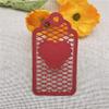 Cutting Dies Stencil,10.4x5.8cm Love Heart Frame Metal Cutting Dies Embossing Folder Festival Decor Template view 3