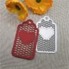 Cutting Dies Stencil,10.4x5.8cm Love Heart Frame Metal Cutting Dies Embossing Folder Festival Decor Template view 4