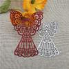 Cutting Dies Stencil,7.3x10.8cm Angel Metal Cutting Dies Stencils for Decorative Embossing Handcraft Template view 1