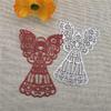 Cutting Dies Stencil,7.3x10.8cm Angel Metal Cutting Dies Stencils for Decorative Embossing Handcraft Template view 2