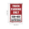 CakJuice Funny Sogns Truck Parking Only Tapestry Small Wall Tapestry Funny Tapestries (Size : 75X100CM) view 4