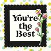 DzIxY Words You're The Best Metal Cutting Dies for Card Making Kit Embossing Paper Die Cuts Scrapbook Machine Stencils Storage Pockets Supplies view 2