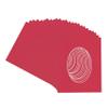 CountryArtHouse Deep Red Acid Free 16x20 Oval Picture Frame Mat with White Core Bevel Cut for 12x17 Pictures - Fits 16x20 Frame - Pack of 25 Matboard Show Kits with Acid Free Backings & Clear Bags view 3