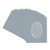 CountryArtHouse Metallic Silver Acid Free 8x10 Oval Picture Frame Mat with White Core Bevel Cut for 6x8 Pictures - Fits 8x10 Frame - Pack of 25 Matboards view 3