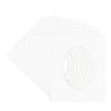 Oyster Shell White Acid Free 5x7 Oval Picture Frame Mat with White Core Bevel Cut for 4x6 Pictures - Fits 5x7 Frame - Pack of 10 Matboard Show Kits With Acid Free Backings & Clear Bags view 3