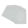 CountryArtHouse Grey Acid Free 8.5x11 Oval Picture Frame Mat with White Core Bevel Cut for 7x9 Pictures - Fits 8.5x11 Frame - Pack of 25 Matboards view 3