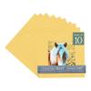 CountryArtHouse Chamois Yellow Acid Free 10x10 Square Picture Frame Mat with White Core Bevel Cut for 6x6 Pictures - Fits 10x10 Frame - Pack of 10 Matboards view 1