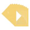 CountryArtHouse Chamois Yellow Acid Free 10x10 Square Picture Frame Mat with White Core Bevel Cut for 6x6 Pictures - Fits 10x10 Frame - Pack of 10 Matboards view 3