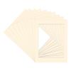 CountryArtHouse Cream Acid Free 11x11 Square Picture Frame Mat with White Core Bevel Cut for 7x7 Pictures - Fits 11x11 Frame - Pack of 10 Matboard Show Kits With Acid Free Backings & Clear Bags view 3
