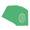 Bright Green Acid Free 13x19 Oval Picture Frame Mat with White Core Bevel Cut for 11x14 Pictures - Fits 13x19 Frame - Pack of 25 Matboard Show Kits With Acid Free Backings & Clear Bags view 3