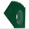 Treeline Green Suede Acid Free 12x16 Oval Picture Frame Mat with White Core Bevel Cut for 10x13 Pictures - Fits 12x16 Frame - Pack of 10 Matboard Show Kits with Acid Free Backings & Clear Bags view 1