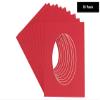 CountryArtHouse Cardinal Red Acid Free 20x24 Oval Picture Frame Mat with White Core Bevel Cut for 16x22 Pictures - Fits 20x24 Frame - Pack of 10 Matboards view 2