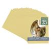 Soft Yellow Acid Free 8.5x11 Oval Picture Frame Mat with White Core Bevel Cut for 7x9 Pictures - Fits 8.5x11 Frame - Pack of 25 Matboard Show Kits With Acid Free Backings & Clear Bags view 1