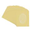 Soft Yellow Acid Free 8.5x11 Oval Picture Frame Mat with White Core Bevel Cut for 7x9 Pictures - Fits 8.5x11 Frame - Pack of 25 Matboard Show Kits With Acid Free Backings & Clear Bags view 3