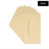 CountryArtHouse Tan Acid Free 8x10 Oval Picture Frame Mat with White Core Bevel Cut for 5x7 Pictures - Fits 8x10 Frame - Pack of 25 Matboard Show Kits with Acid Free Backings & Clear Bags view 2