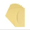 CountryArtHouse Soft Yellow Acid Free 10x14 Oval Picture Frame Mat with White Core Bevel Cut for 8x10 Pictures - Fits 10x14 Frame - Pack of 10 Matboards view 1
