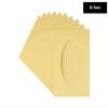 CountryArtHouse Soft Yellow Acid Free 10x14 Oval Picture Frame Mat with White Core Bevel Cut for 8x10 Pictures - Fits 10x14 Frame - Pack of 10 Matboards view 2
