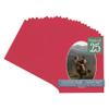 Deep Red Acid Free 11x14 Oval Picture Frame Mat with White Core Bevel Cut for 8x12 Pictures - Fits 11x14 Frame - Pack of 25 Matboards view 1