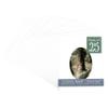 CountryArtHouse Textured White Acid Free 8.5x11 Oval Picture Frame Mat with White Core Bevel Cut for 5x7 Pictures - Fits 8.5x11 Frame - Pack of 25 Matboards view 1