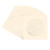 CountryArtHouse Cream Acid Free 10x10 Circle Picture Frame Mat with White Core Bevel Cut for 6x6 Pictures - Fits 10x10 Frame - Pack of 25 Matboards view 3