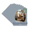 CountryArtHouse Mid Grey Acid Free 14x18 Oval Picture Frame Mat with White Core Bevel Cut for 12x16 Pictures - Fits 14x18 Frame - Pack of 10 Matboards view 1