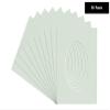 CountryArtHouse Honeydew Green Acid Free 8x10 Oval Picture Frame Mat with White Core Bevel Cut for 5x7 Pictures - Fits 8x10 Frame - Pack of 10 Matboards view 2
