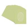 Pistachio Green Acid Free 12x18 Oval Picture Frame Mat with White Core Bevel Cut for 11x16 Pictures - Fits 12x18 Frame - Pack of 25 Matboard Show Kits With Acid Free Backings & Clear Bags view 3