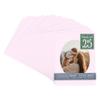 CountryArtHouse Soft Pink Acid Free 10x13 Oval Picture Frame Mat with White Core Bevel Cut for 8x10 Pictures - Fits 10x13 Frame - Pack of 25 Matboard Show Kits With Acid Free Backings & Clear Bags view 1