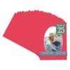 CountryArtHouse Cardinal Red Acid Free 5x7 Oval Picture Frame Mat with White Core Bevel Cut for 4x6 Pictures - Fits 5x7 Frame - Pack of 25 Matboard Show Kits With Acid Free Backings & Clear Bags view 1