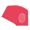 CountryArtHouse Cardinal Red Acid Free 5x7 Oval Picture Frame Mat with White Core Bevel Cut for 4x6 Pictures - Fits 5x7 Frame - Pack of 25 Matboard Show Kits With Acid Free Backings & Clear Bags view 3