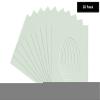 CountryArtHouse Honeydew Green Acid Free 14x18 Oval Picture Frame Mat with White Core Bevel Cut for 12x16 Pictures - Fits 14x18 Frame - Pack of 25 Matboards view 2