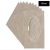 CountryArtHouse Light Grey Suede Acid Free 11x14 Oval Picture Frame Mat with White Core Bevel Cut for 8x10 Pictures - Fits 11x14 Frame - Pack of 25 Matboards view 2