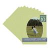 Pistachio Green Acid Free 16x20 Oval Picture Frame Mat with White Core Bevel Cut for 12x17 Pictures - Fits 16x20 Frame - Pack of 10 Matboard Show Kits With Acid Free Backings & Clear Bags view 1