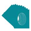 CountryArtHouse Teal Blue Acid Free 14x18 Oval Picture Frame Mat with White Core Bevel Cut for 12x16 Pictures - Fits 14x18 Frame - Pack of 10 Matboards view 3