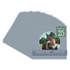 CountryArtHouse Mid Grey Acid Free 11x11 Circle Picture Frame Mat with White Core Bevel Cut for 7x7 Pictures - Fits 11x11 Frame - Pack of 25 Matboard Show Kits with Acid Free Backings & Clear Bags view 1