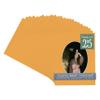 CountryArtHouse Golden Orange Acid Free 8.5x11 Oval Picture Frame Mat with White Core Bevel Cut for 6x8 Pictures - Fits 8.5x11 Frame - Pack of 25 Matboards view 1