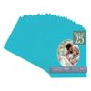 Aquamarine Blue Acid Free 12x16 Oval Picture Frame Mat with White Core Bevel Cut for 8x10 Pictures - Fits 12x16 Frame - Pack of 25 Matboard Show Kits With Acid Free Backings & Clear Bags view 1