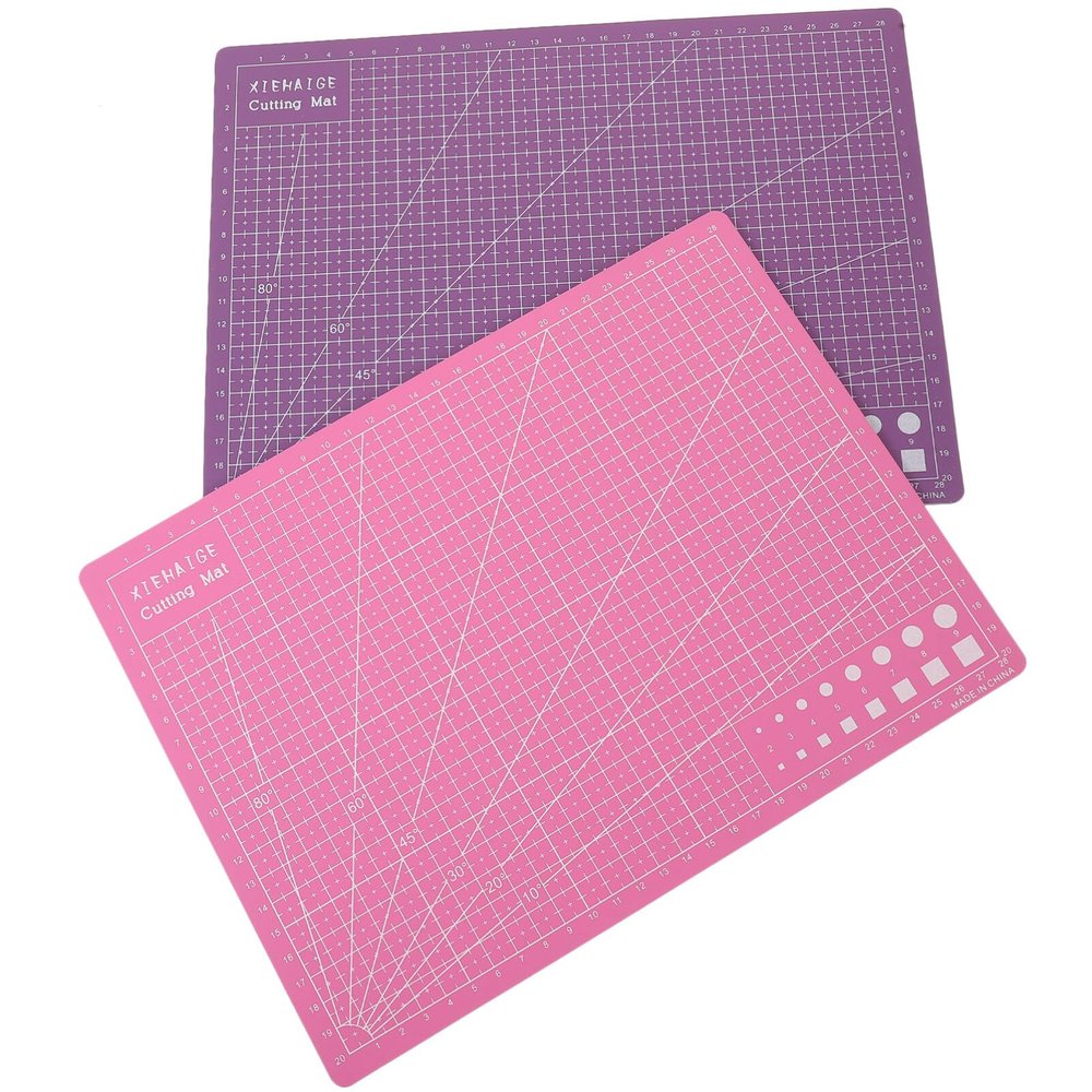 EXCEART 2pcs Craft Cutting Mats Double-sided Engraving Cutting Boards Non- for Projects for Crafts Sewing and Carving Enthusiasts