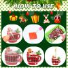 BBTO 15 Pcs Christmas Diamond Painting Keychains 5d DIY Hot Cocoa Diamond Art Ornaments Hot Cocoa Buffalo Plaid DIY Crafts for Adult Xmas Hanging Tree Decoration Party Decor Home view 4